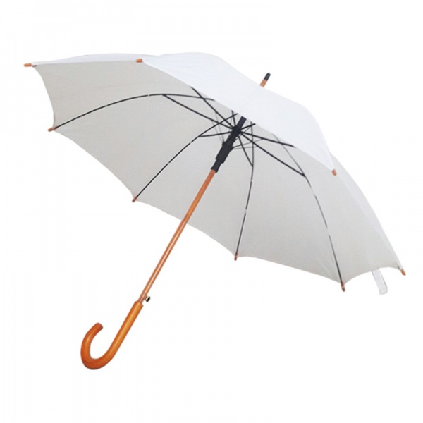 Зонт-трость ТМ PPM белый 