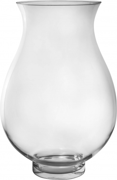 Ваза стеклянная прозрачная Nettle 41х28 см Crystal