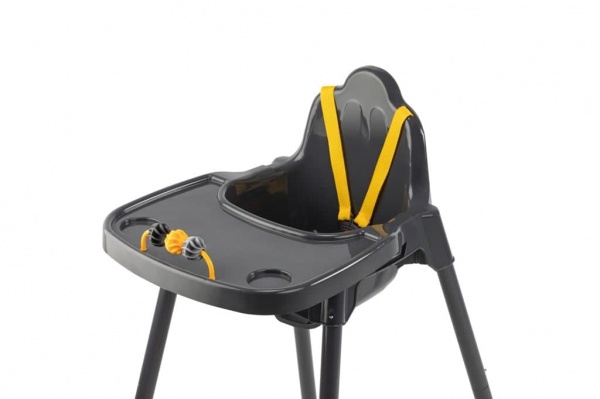 Стульчик для кормления Venus серый