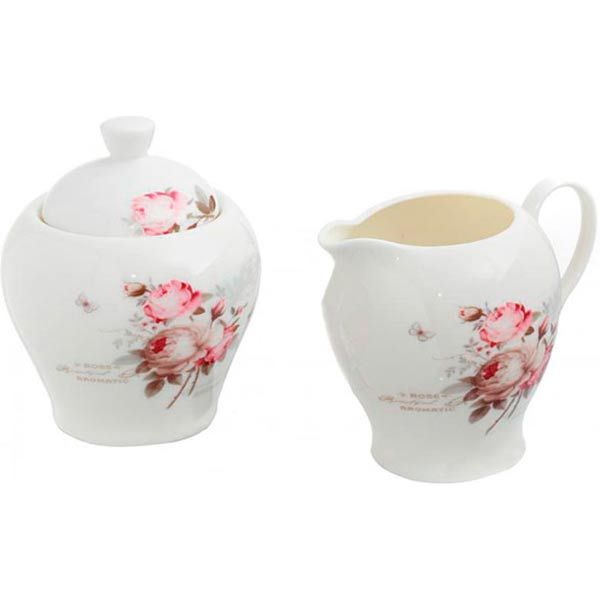 Молочник та цукорниця Fiora Flower