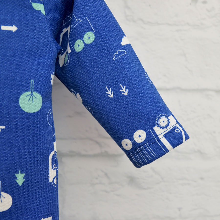 Боди для мальчика Blanka Машинки р.74-80 синий 110569