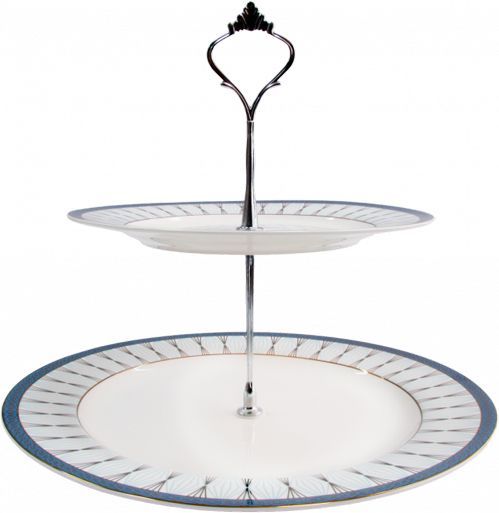 Етажерка Callisto Diamond 2-ярусна біла 05141-TH5826 Astera 