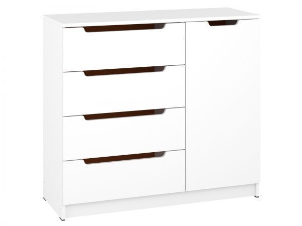 Комод Пєхотін Еко К-4+1 1000х900х380 /білий 