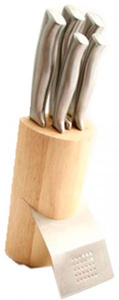 Набір ножів у колоді 6 предметів Amber Lessner