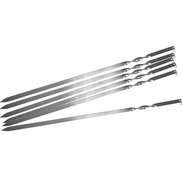 Набор шампуров Grilland в блистере 73101 6 шт 60 см
