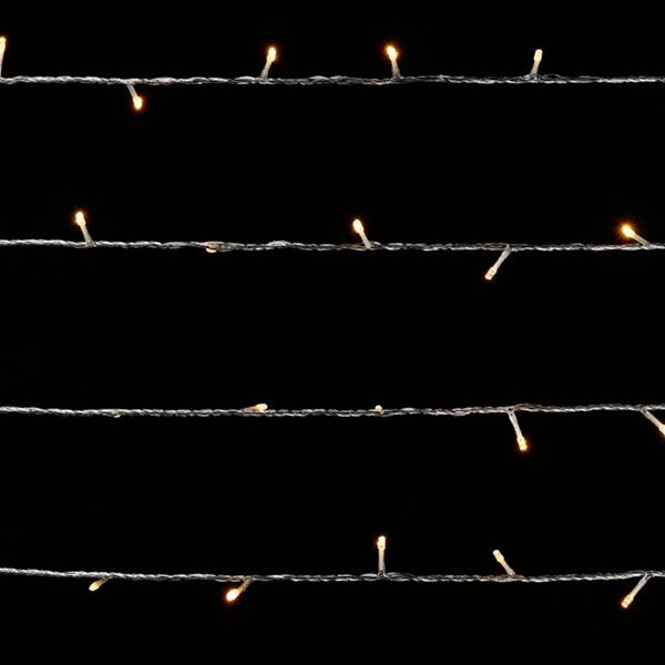 Гирлянда линейная LED 80 ламп 8 м тепло-белая 11530515