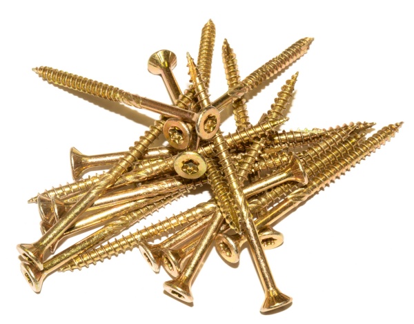 Шуруп конструкційний 4,5x70 мм жовтий цинк