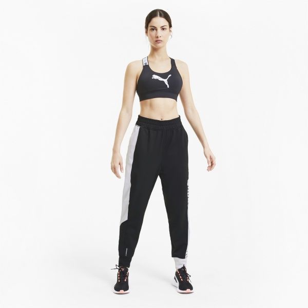 Брюки Puma Train Stretch KNT Track Pant 51948801 р. XS черный-белый