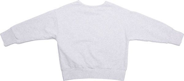 Джемпер Luna Kids р.134 серый меланж 103549 
