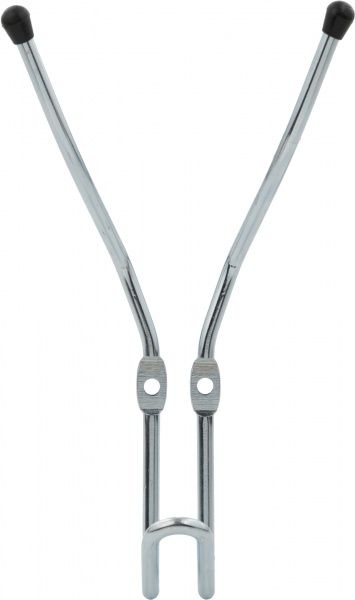 Крючок мебельный  серебристый 1411