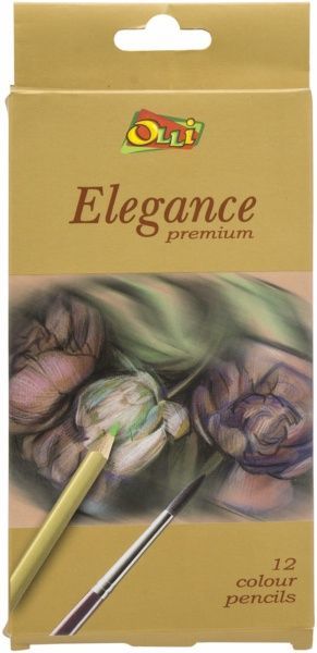 Олівці акварельні Elegance Olli