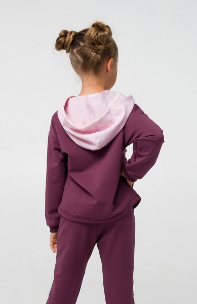 Комплект для дівчаток Smil 117286 р.140 бордовий 