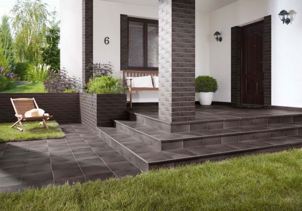 Клінкерна плитка Солар Графіт прямий капінос 30x33 Opoczno