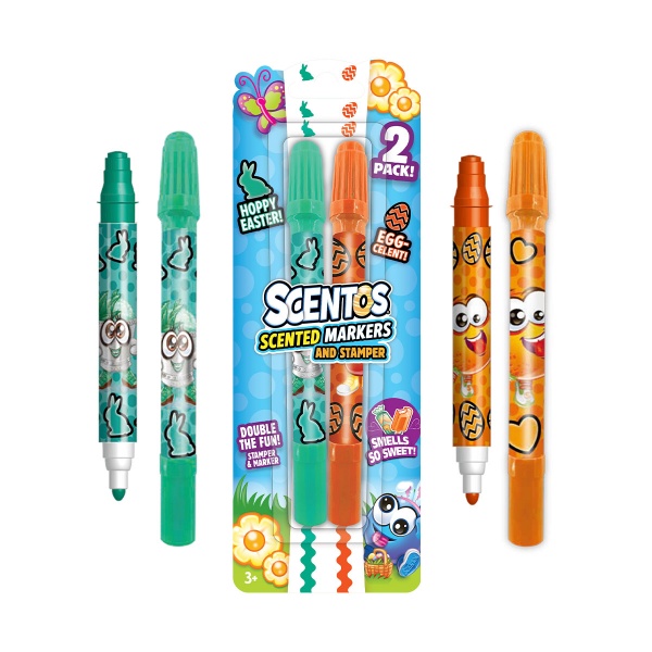 Набор ароматизированных маркеров Scentos Пасхальные краски 11637-2