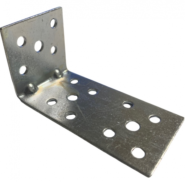 Кутник монтажний оцинкований B&G рівносторонній 40x80x40 мм 1,8 мм