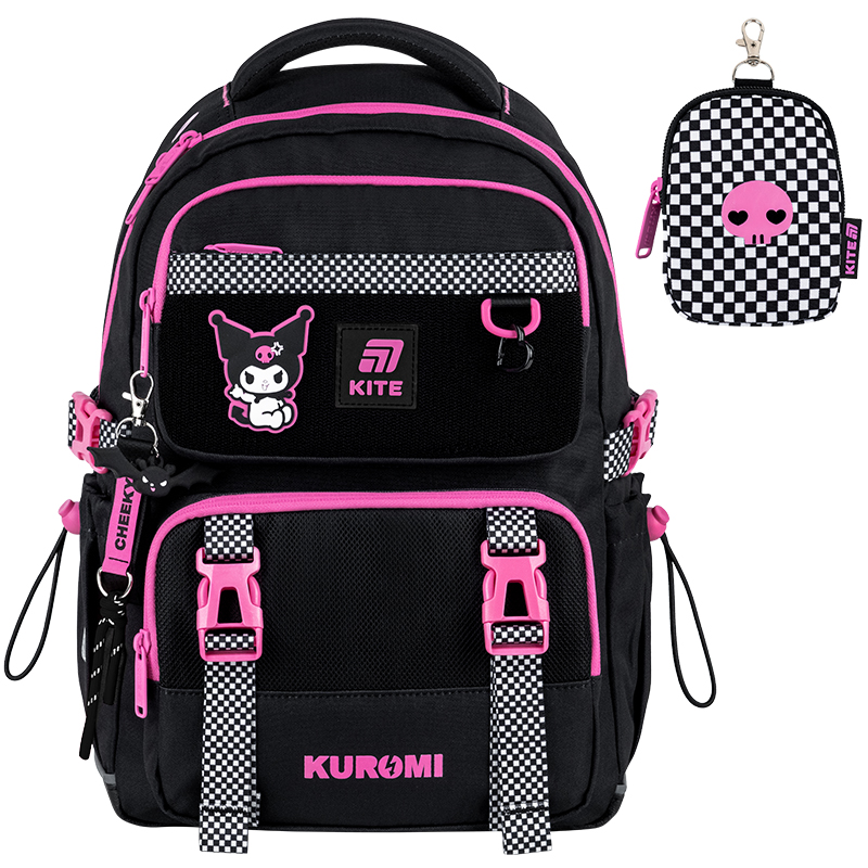 Рюкзак школьный KITE Education Kuromi HK25-1022M