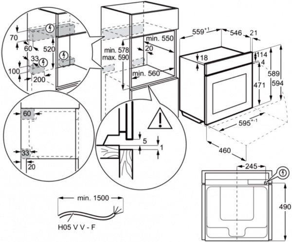 Духовой шкаф Electrolux OKD5C51Z