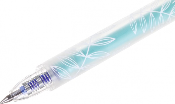 Ручка гелевая YES пиши-стирай Lazy boys автоматическая 0,5 мм синяя 