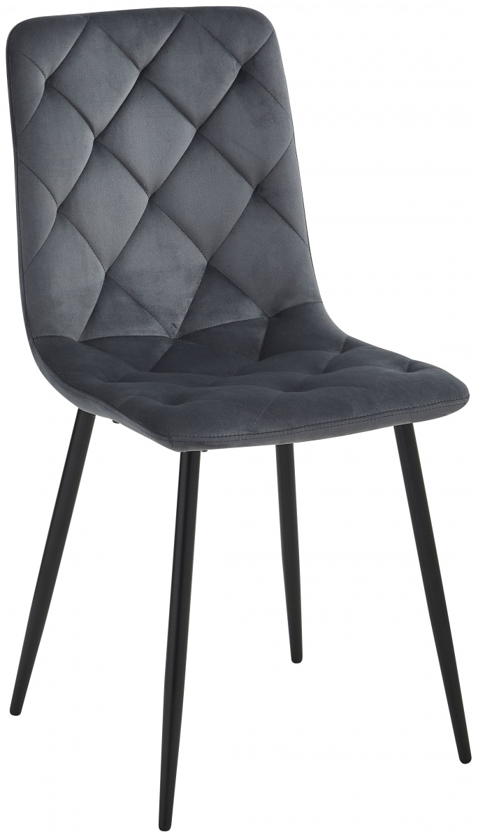 Стілець Fly FS15 Grey-40 сірий / чорний — фото 1