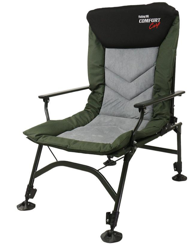 Кресло раскладное Fishing ROI Карповое, HBA-1025 с подлокотниками, до 140кг