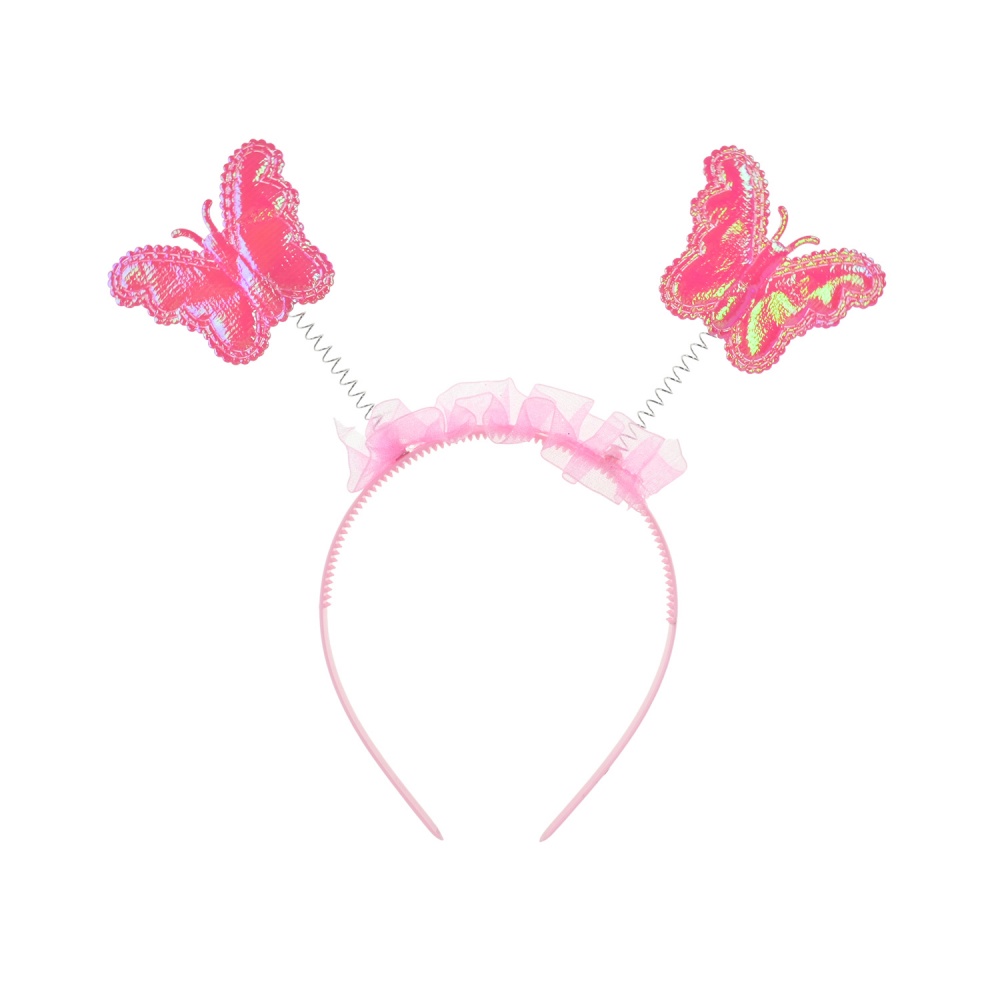 Костюм дитячий карнавальний Shantou спідниця, крила, обруч, чарівна паличка рожевий E2509