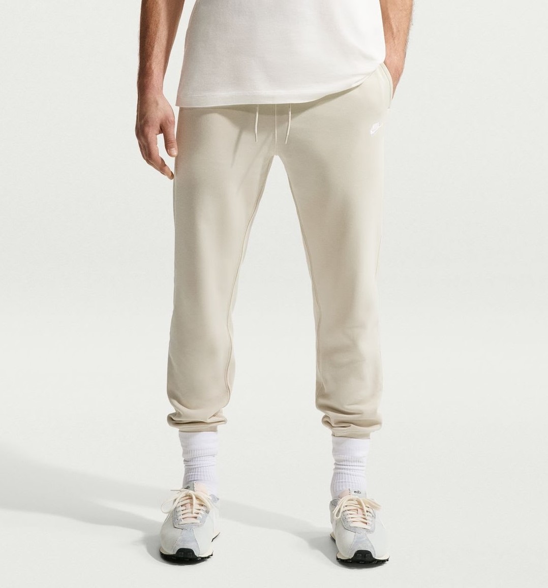 Брюки Nike M NK CLUB FT JOGGER FN3801-229 р. XL бежевый — фото 1