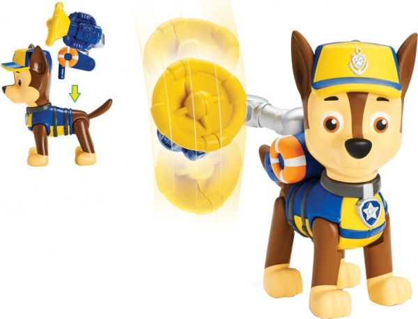 Фігурка Spin Master Щенячий патруль Гонщик з механічною функцією серія Цуценята-супергерої 