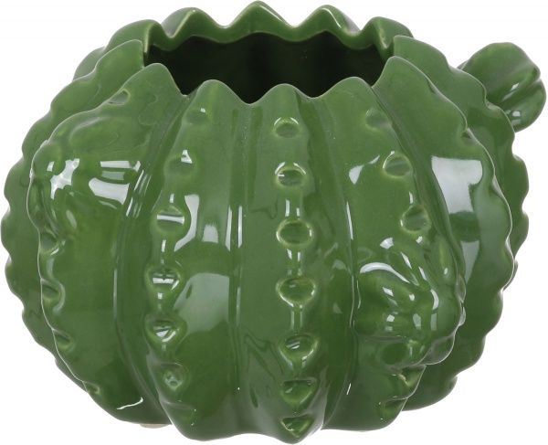 Ваза керамическая зеленая Кактус WW 2707-10 Eterna