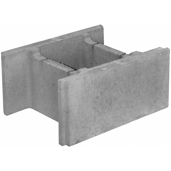 Блок бетонный Золотой Мандарин для несъемной опалубки 510x400x235 мм