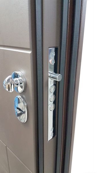 Дверь входная Булат Гарант 802 карамельное дерево 2050x850мм левая