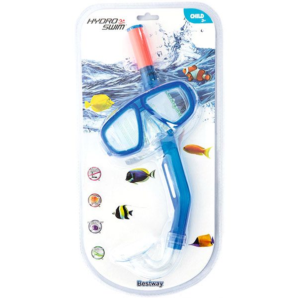 Набор для плавания Bestway очки и трубка one size в ассортименте