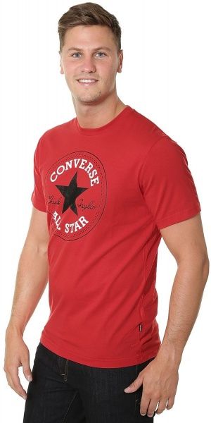 Футболка Converse Nova Chuck Patch Tee 10007887-A46 р.L красный