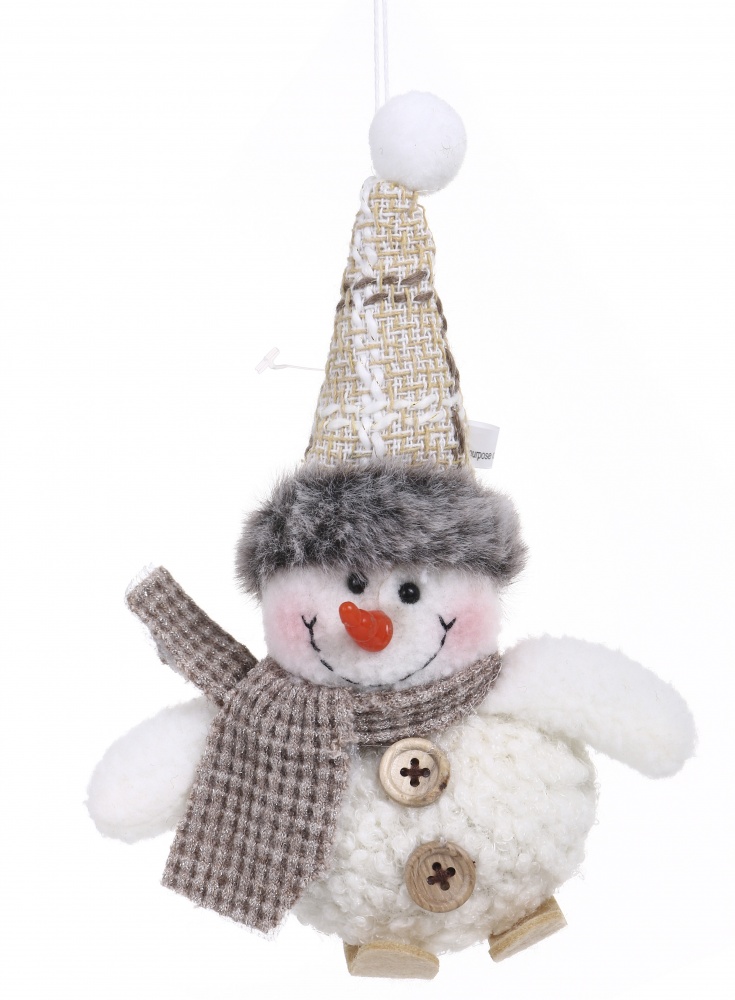 Декорація новорічна Сніговик 17 см асортимент LF2223066AB