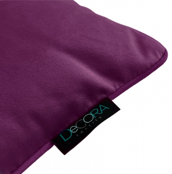 Подушка декоративна VELOUR 40x80 см бордовий Decora textile 