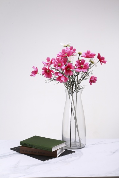 Ваза стеклянная Молочная 310х120 31 см 