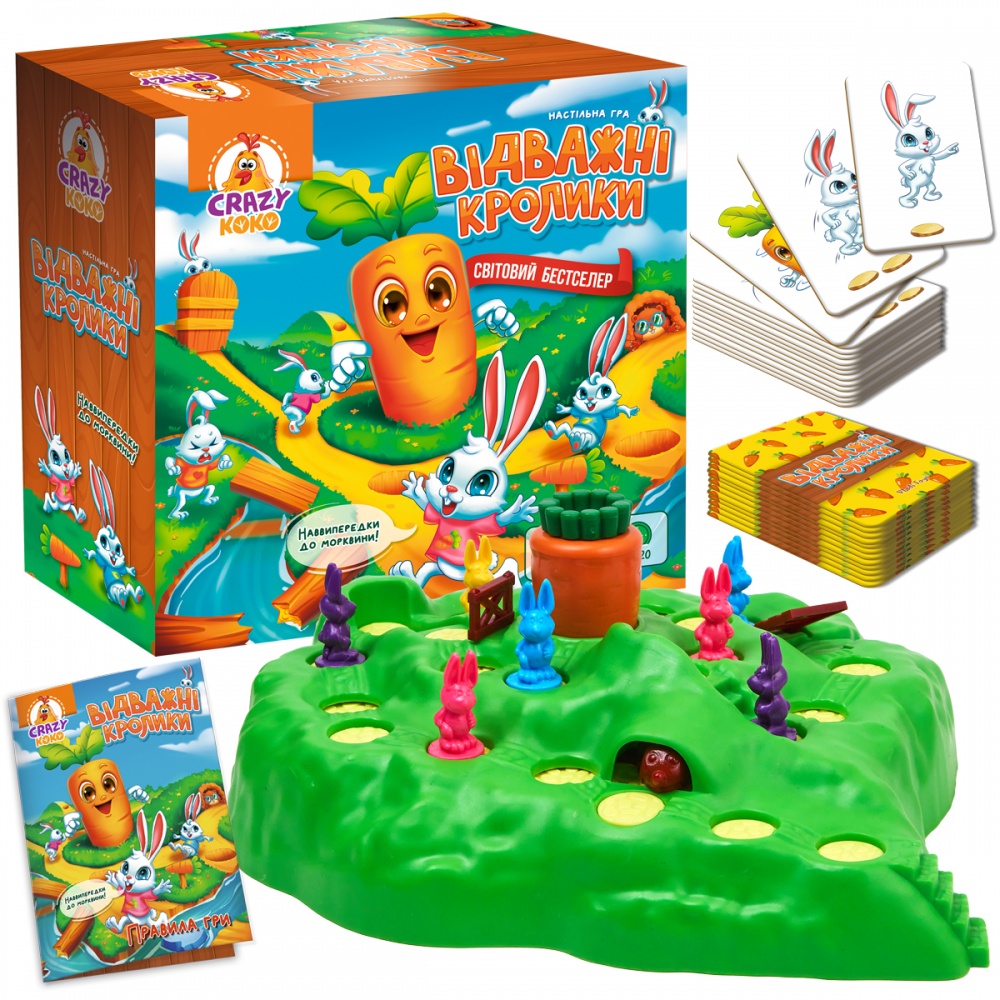 Игра настольная Vladi Toys Отважные кролики VT8055-40