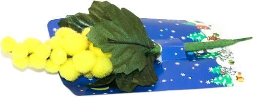 Гілочка декоративна Мімоза 18 см 451104 