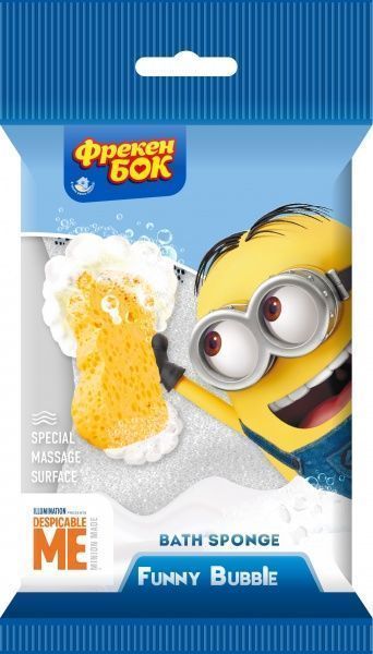 Губка банная Фрекен Бок Funny Bubble Minions 45200208 