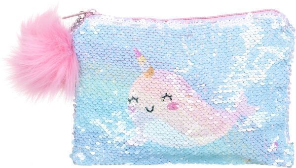 Пенал шкільний Паєтки радуга 21x15 см MF988928-4