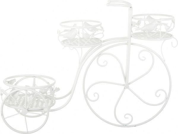 Підставка для квітів Велосипед з пташками 72х25х56 см 