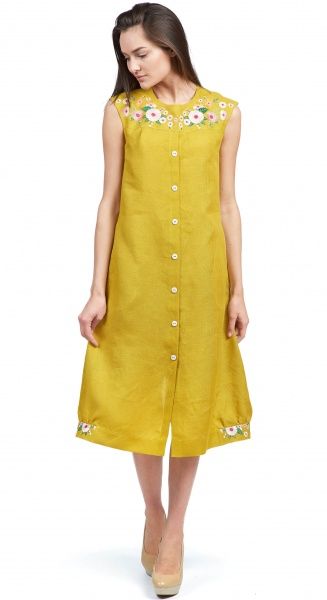 Платье Эдельвика 577-20/00 желтая р. S желтый 