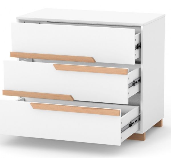 Комод Veres Сіетл 900 біло-буковий 33.2.37.2.15 