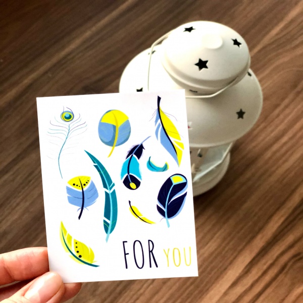 Открытка W-ART Big 45B НР