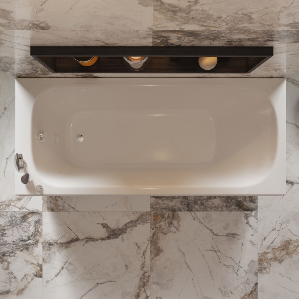 Ванна акриловая WGT Rialto Orta 170х70 см 