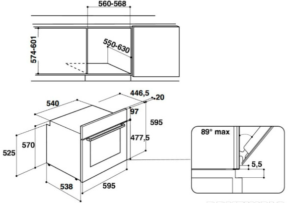 Духова шафа Hotpoint Ariston FA5 841 JH BL HA