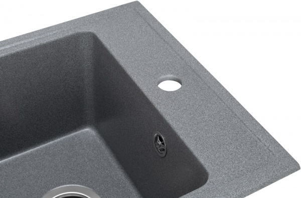 Мойка UP! (Underprice) из кварцевого песка KAPPA GRAFIT 41х49х21 