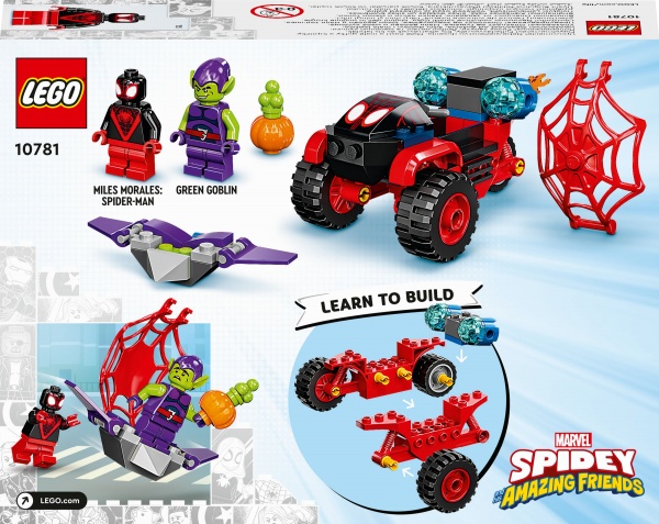 Конструктор LEGO Super Heroes Marvel Майлз Моралез: технотрайк Людини-Павука 10781