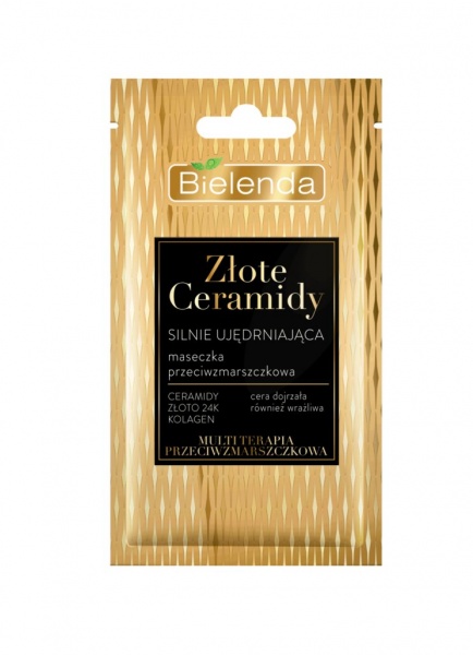 Маска для лица Bielenda Golden Ceramides укрепляющая против морщин 8 мл