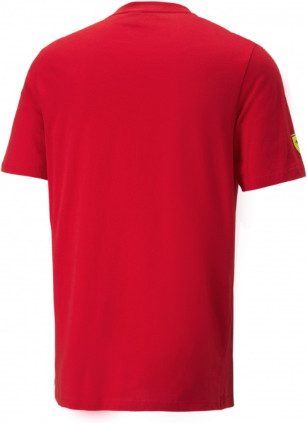 Футболка Puma FERRARI RACE BIG SHIELD TEE HERITAGE 53818602 р.S червоний