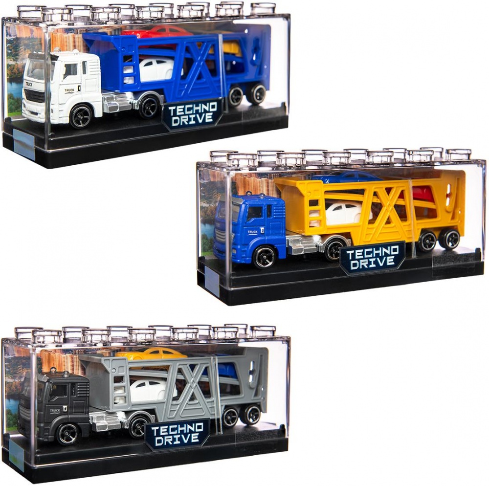 Модель TechnoDrive 1:43 Автоперевозчик в ассортименте 250415CG